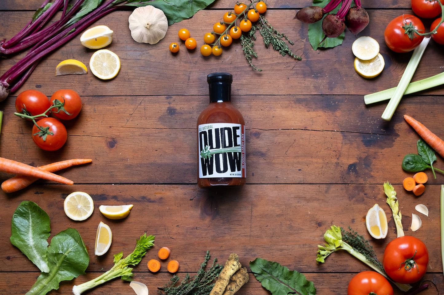 2 pack -DUDE WOW ALL NATURAL BLOODY MARY MIX