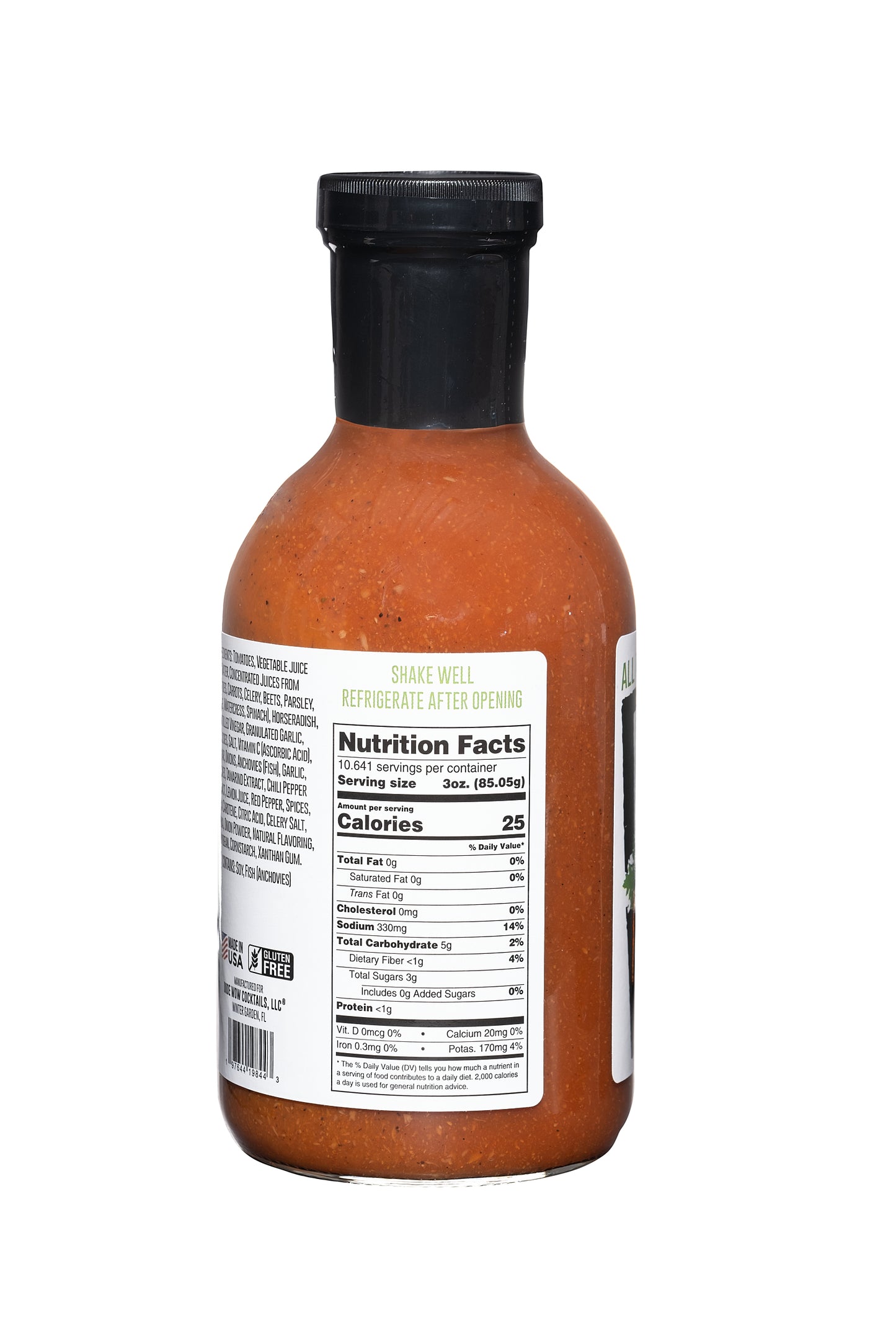 2 pack -DUDE WOW ALL NATURAL BLOODY MARY MIX