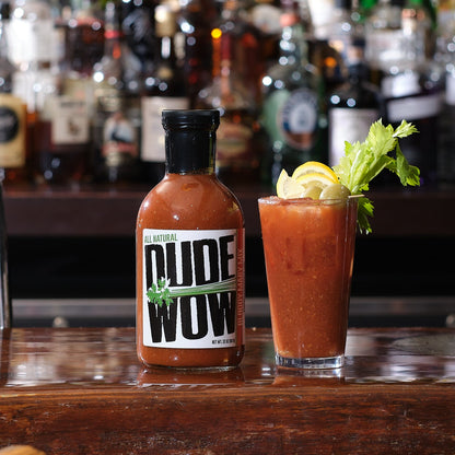 DUDE WOW ALL NATURAL BLOODY MARY MIX 32oz - 2PK